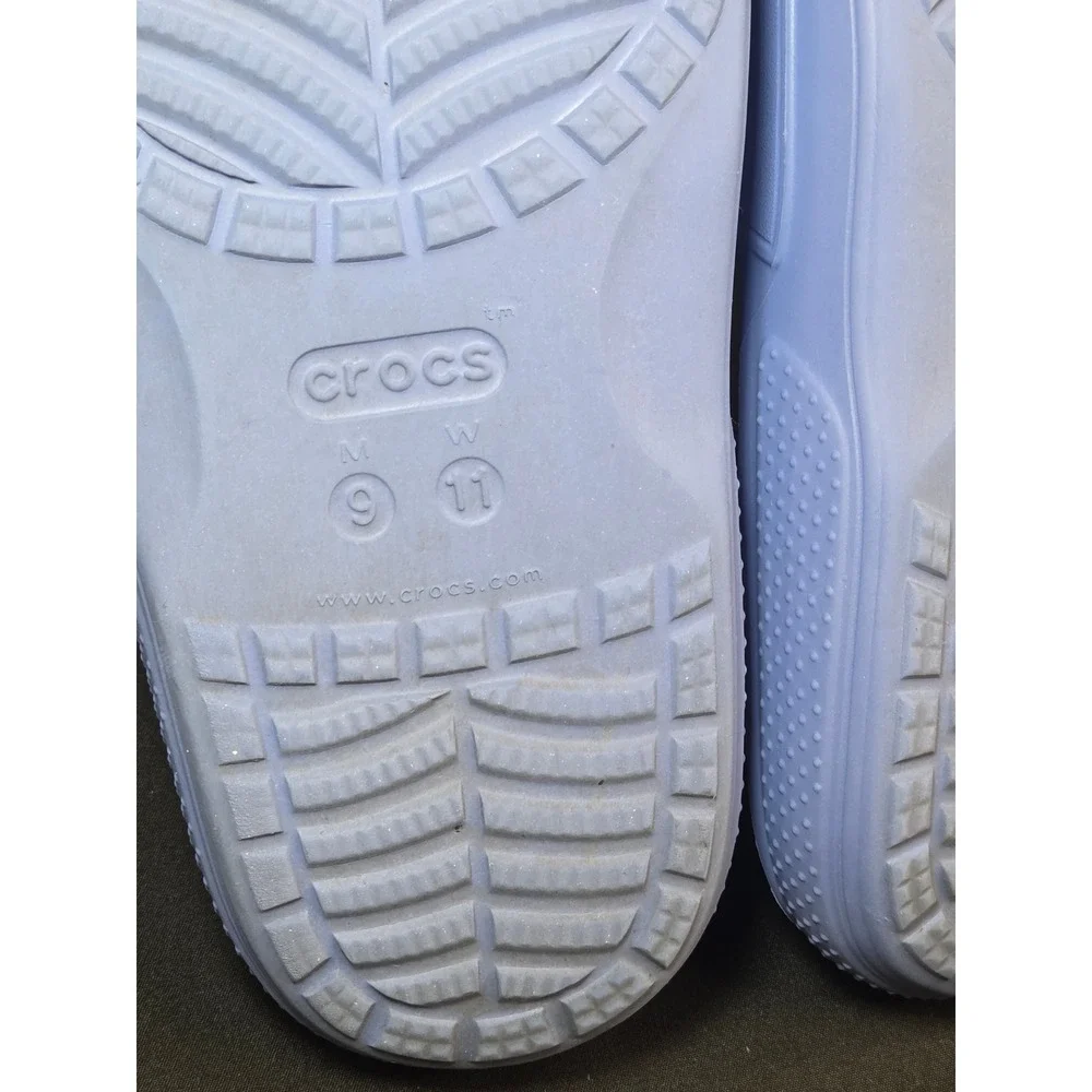 Crocs Classic Slide Mens 9 Womens 11 Periwinkle‎ Blue Sandals 206121